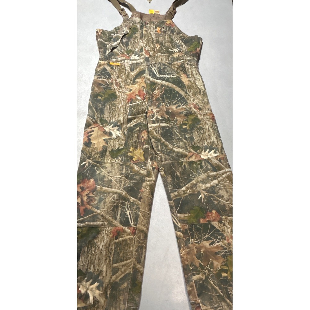 SHE Outdoor Women XL Insulated Hunting Bibs Camo Overalls Forest Camouflage